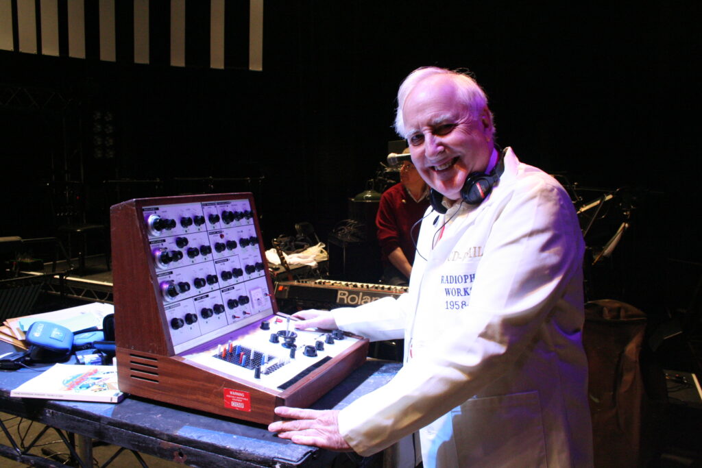 Dick Mills at The Roundhouse with the Radiophonic Workshop, 2008