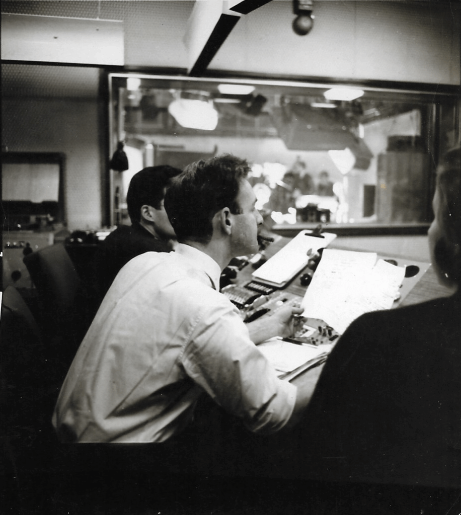 Maurice Kanareck in BBC Presentation Studio A
